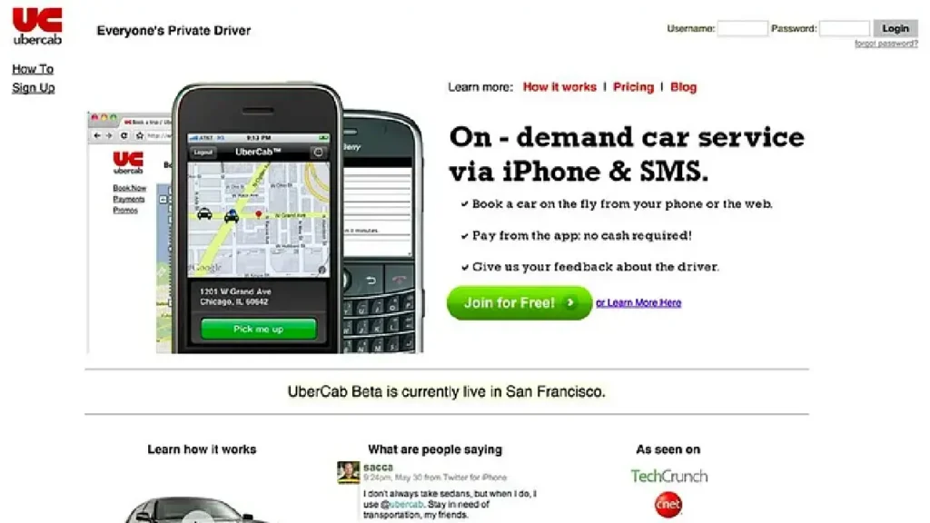 Uber MVP Design